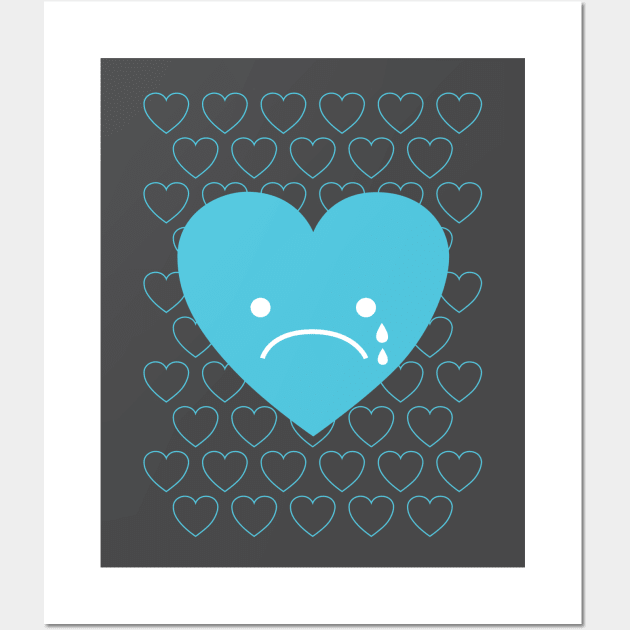 Sad Valentine Wall Art by littleoddforest